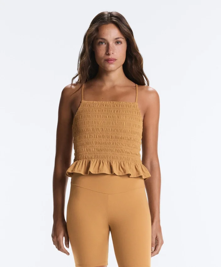 Camisola sem mangas Comfortlux com franzido Camisola sem mangas Comfortlux com franzido