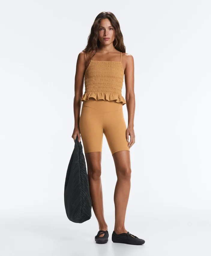 Camisola sem mangas Comfortlux com franzido Camisola sem mangas Comfortlux com franzido