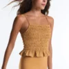 Camisola sem mangas Comfortlux com franzido Camisola sem mangas Comfortlux com franzido