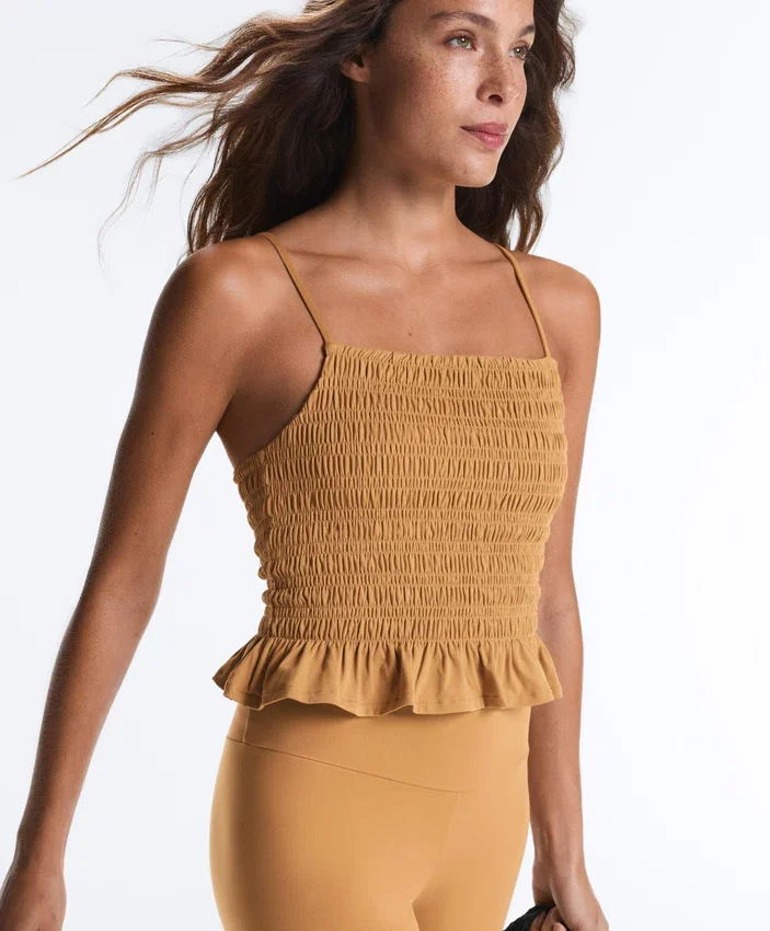 Camisola sem mangas Comfortlux com franzido Camisola sem mangas Comfortlux com franzido