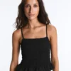 Camisola sem mangas Comfortlux com franzido Camisola sem mangas Comfortlux com franzido