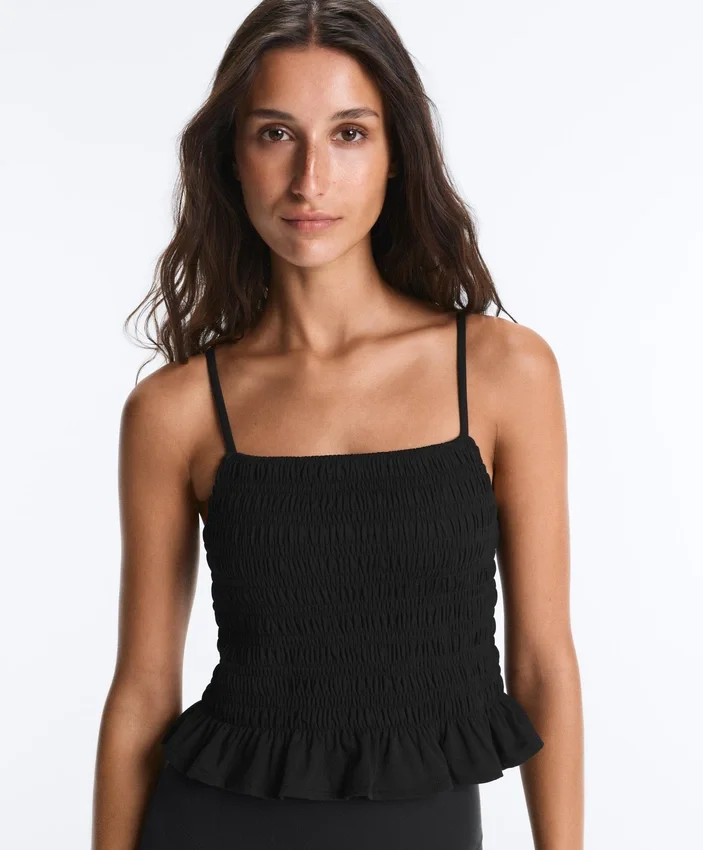 Camisola sem mangas Comfortlux com franzido Camisola sem mangas Comfortlux com franzido