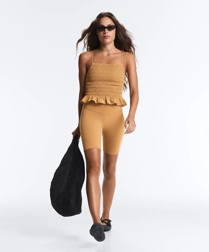Camisola sem mangas Comfortlux com franzido Camisola sem mangas Comfortlux com franzido