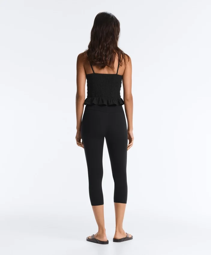 Camisola sem mangas Comfortlux com franzido Camisola sem mangas Comfortlux com franzido