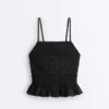 Camisola sem mangas Comfortlux com franzido Camisola sem mangas Comfortlux com franzido