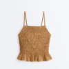 Camisola sem mangas Comfortlux com franzido Camisola sem mangas Comfortlux com franzido