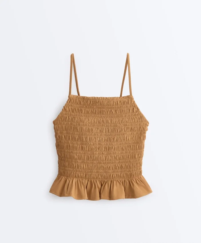 Camisola sem mangas Comfortlux com franzido Camisola sem mangas Comfortlux com franzido
