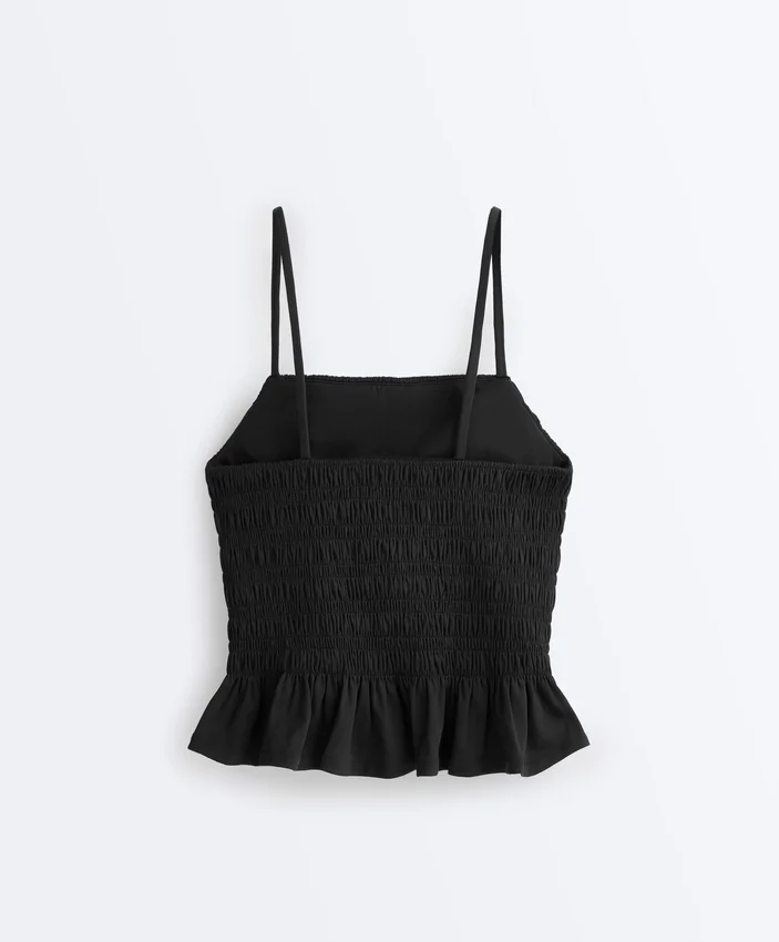 Camisola sem mangas Comfortlux com franzido Camisola sem mangas Comfortlux com franzido