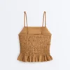 Camisola sem mangas Comfortlux com franzido Camisola sem mangas Comfortlux com franzido