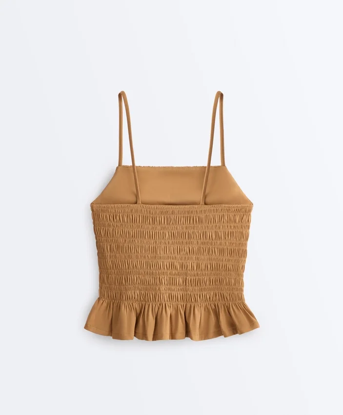 Camisola sem mangas Comfortlux com franzido Camisola sem mangas Comfortlux com franzido