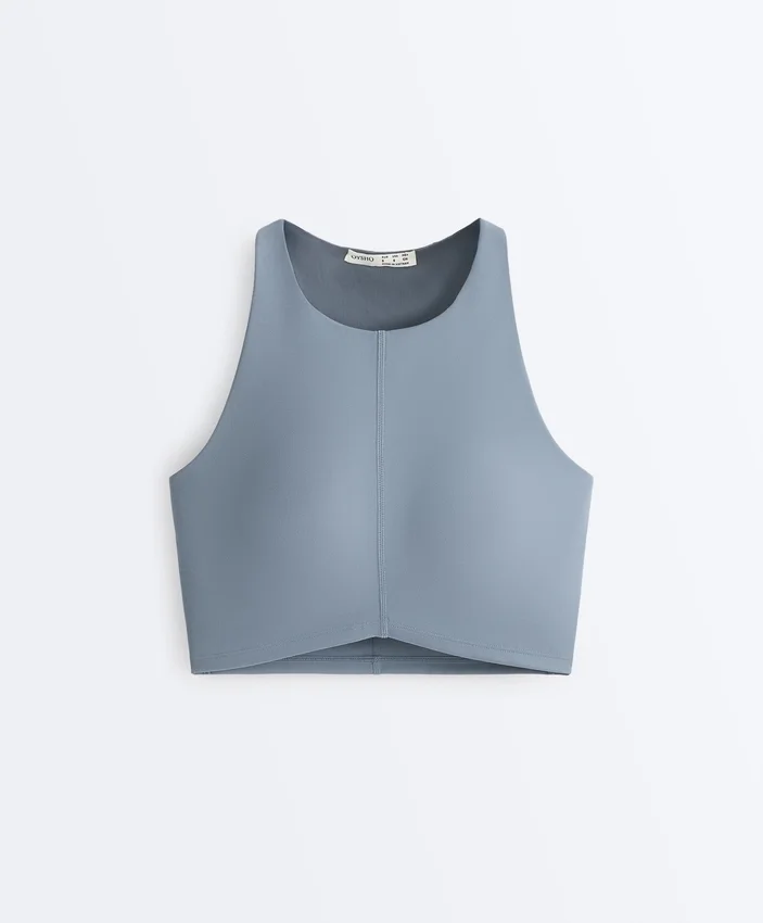 Camisola Tops com costuras compressivas Camisola Tops com costuras compressivas