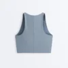 Camisola Tops com costuras compressivas Camisola Tops com costuras compressivas