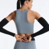 Camisola Tops com costuras compressivas Camisola Tops com costuras compressivas