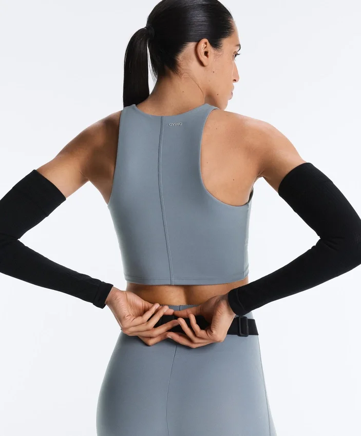Camisola Tops com costuras compressivas Camisola Tops com costuras compressivas