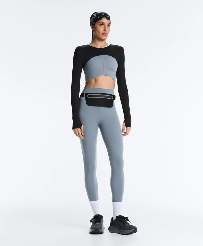 Camisola Tops com costuras compressivas Camisola Tops com costuras compressivas
