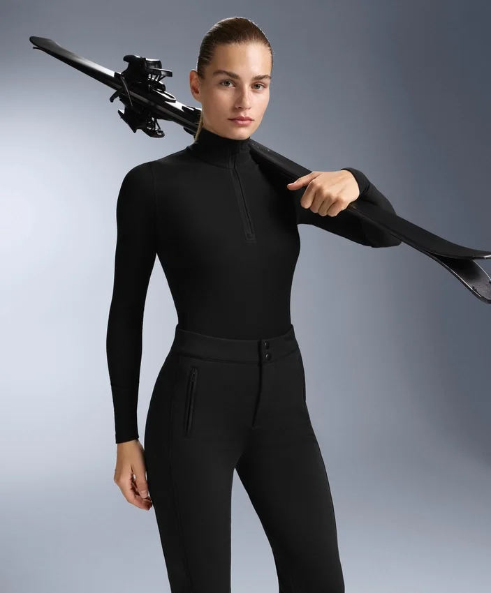 Camisola térmica polar de base com meio fecho Camisola térmica polar de base com meio fecho