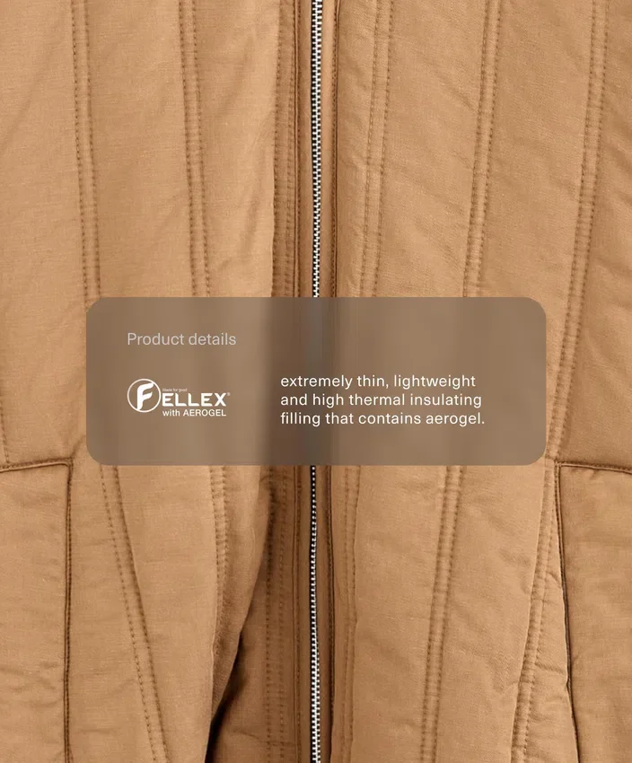 Casaco acolchoado com Fellex® Aerogel Casaco acolchoado com Fellex® Aerogel