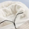 Casaco acolchoado de esqui Primaloft® com corte super justo e blocos de cor, resistente à água Casaco acolchoado de esqui Primaloft® com corte super justo e blocos de cor, resistente à água