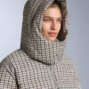 Casaco acolchoado estampado 80% penugem e 20% penas Minardi Piume Ski 10K