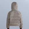 Casaco acolchoado estampado 80% penugem e 20% penas Minardi Piume Ski 10K