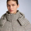 Casaco acolchoado estampado 80% penugem e 20% penas Minardi Piume Ski 10K