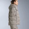 Casaco acolchoado estampado 80% penugem e 20% penas Minardi Piume Ski 10K