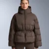 Casaco acolchoado leve com enchimento 80% de penas e 20% de Minardi Piume Ski resistente à água