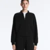 Casaco bomber às riscas com modal Soft Touch Casaco bomber às riscas com modal Soft Touch