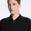 Casaco bomber às riscas com modal Soft Touch Casaco bomber às riscas com modal Soft Touch