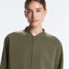 Casaco bomber às riscas com modal Soft Touch Casaco bomber às riscas com modal Soft Touch