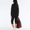 Casaco comprido com bolsos em modal e Soft Touch Casaco comprido com bolsos em modal e Soft Touch
