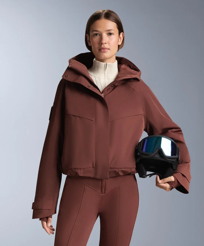Casaco de esqui impermeável Primaloft® Feel the Performance Tm com bolsos Casaco de esqui impermeável Primaloft® Feel the Performance Tm com bolsos