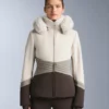 Casaco de esqui Primaloft® com blocos de cor, superajustado e resistente à água Casaco de esqui Primaloft® com blocos de cor, superajustado e resistente à água