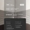 Casaco de esqui Primaloft® com blocos de cor, superajustado e resistente à água Casaco de esqui Primaloft® com blocos de cor, superajustado e resistente à água