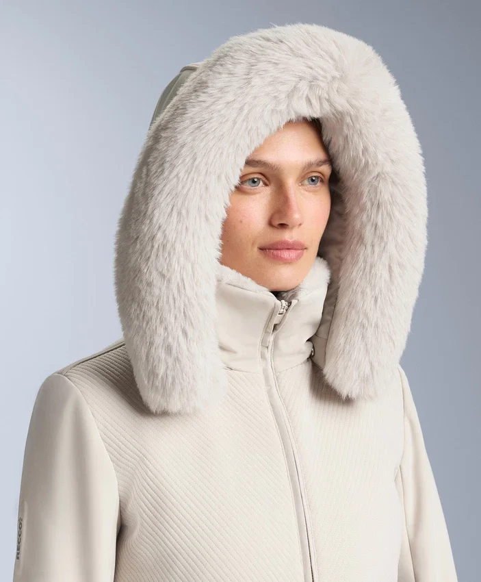Casaco de esqui Primaloft® com blocos de cor, superajustado e resistente à água Casaco de esqui Primaloft® com blocos de cor, superajustado e resistente à água