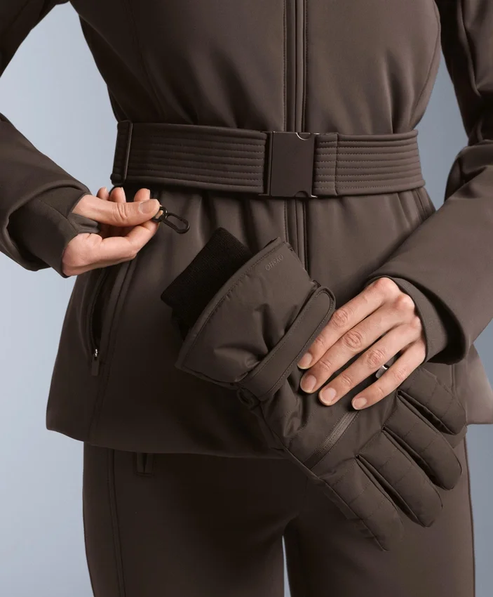 Casaco de esqui Primaloft® resistente à água com corte super justo Casaco de esqui Primaloft® resistente à água com corte super justo
