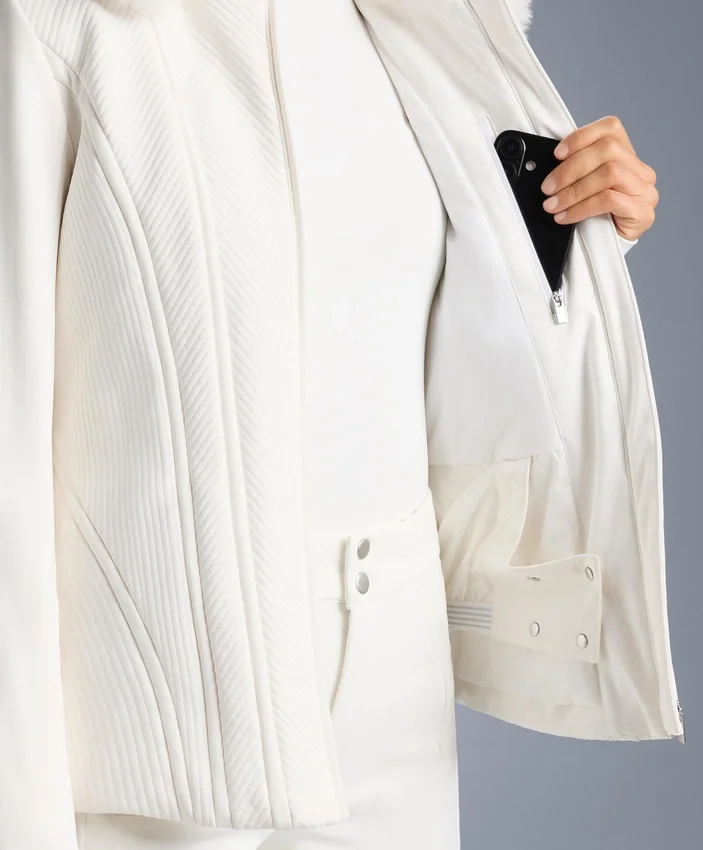 Casaco de esqui Primaloft® resistente à água e com corte justo Casaco de esqui Primaloft® resistente à água e com corte justo