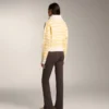Casaco de malha jacquard às riscas Casaco de malha jacquard às riscas