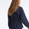Casaco em modal Soft Touch com cintura ajustável e gola alta Casaco em modal Soft Touch com cintura ajustável e gola alta