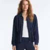 Casaco em modal Soft Touch com cintura ajustável e gola alta Casaco em modal Soft Touch com cintura ajustável e gola alta