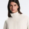 Casaco longo de Soft Touch com modal e bolsos Casaco longo de Soft Touch com modal e bolsos