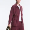 Casaco longo de Soft Touch com modal e bolsos Casaco longo de Soft Touch com modal e bolsos
