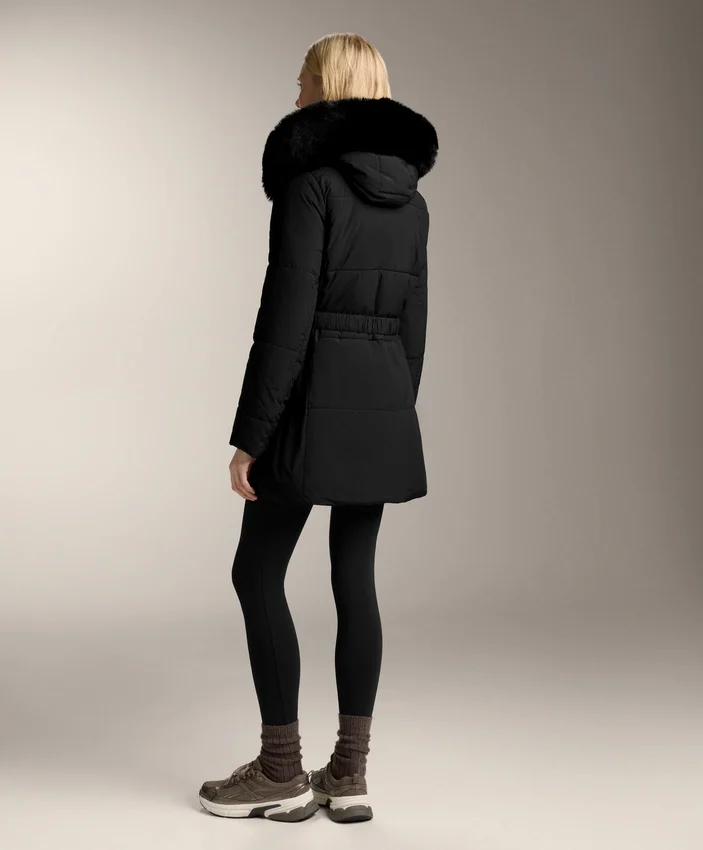 Casaco Midi Acolchoado Primaloft® Repelente à Água Casaco Midi Acolchoado Primaloft® Repelente à Água
