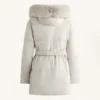 Casaco Midi Acolchoado Primaloft® Repelente à Água Casaco Midi Acolchoado Primaloft® Repelente à Água