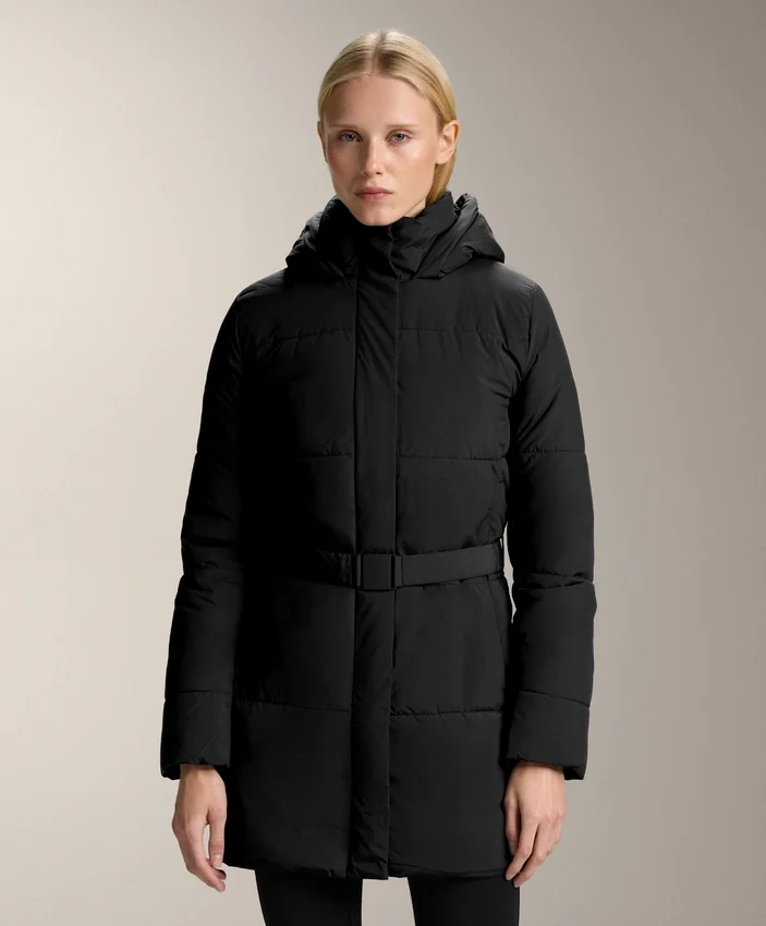 Casaco Midi Acolchoado Primaloft® Repelente à Água Casaco Midi Acolchoado Primaloft® Repelente à Água