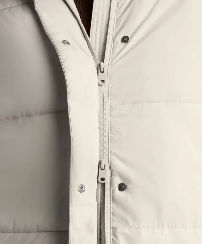Casaco Midi Acolchoado Primaloft® Repelente à Água Casaco Midi Acolchoado Primaloft® Repelente à Água