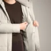 Casaco Midi Acolchoado Primaloft® Repelente à Água Casaco Midi Acolchoado Primaloft® Repelente à Água