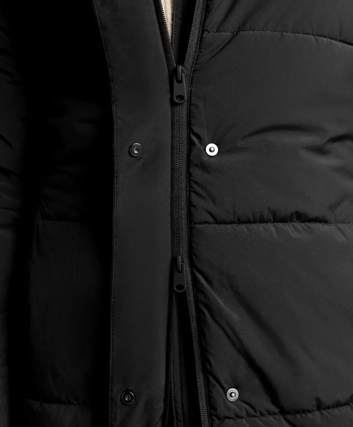 Casaco Midi Acolchoado Primaloft® Repelente à Água Casaco Midi Acolchoado Primaloft® Repelente à Água