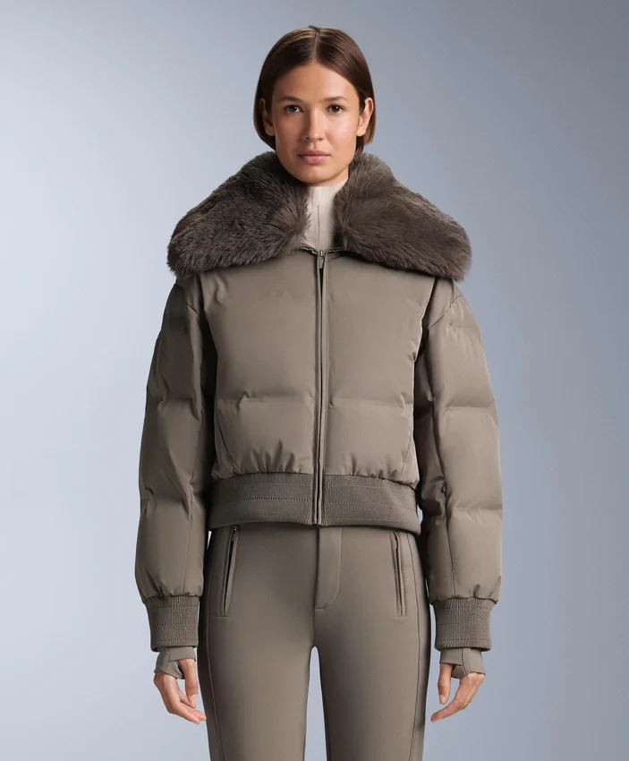 Casaco Minardi Piume Ski resistente à água, 80% de penugem e 20% de penas Casaco Minardi Piume Ski resistente à água, 80% de penugem e 20% de penas