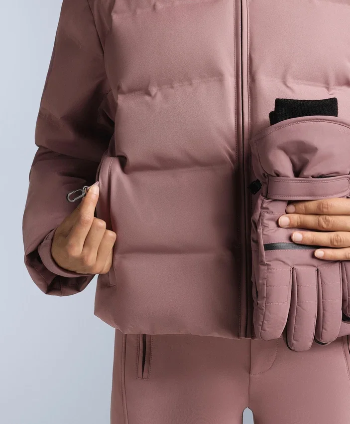 Casaco Minardi Piume Ski resistente à água, 80% de penugem e 20% de penas Casaco Minardi Piume Ski resistente à água, 80% de penugem e 20% de penas